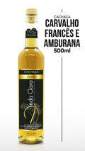 CACHAÇA CARVALHO FRANCÊS E AMBURANA ONDA CLARA 500 ML