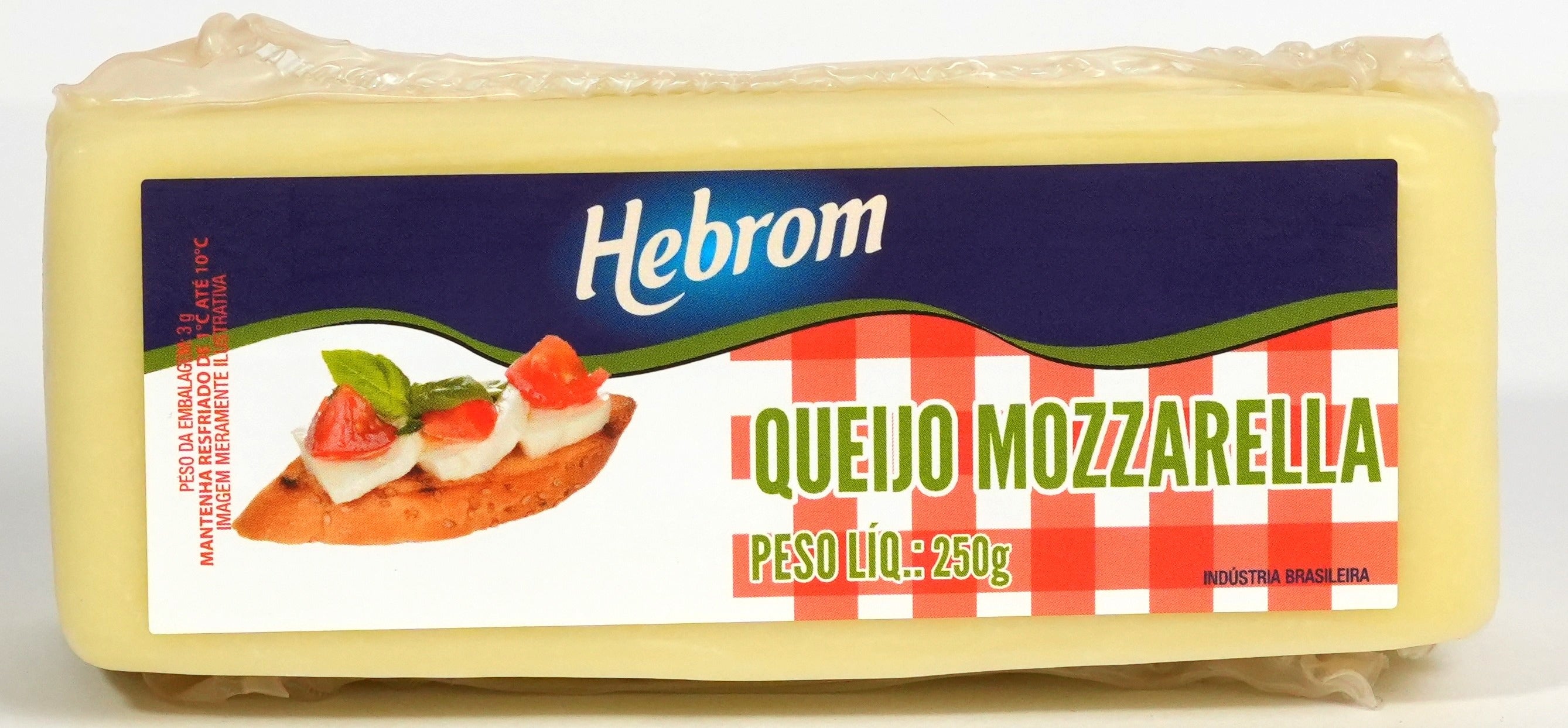 QUEIJO MOZZARELLA HEBROM 250G