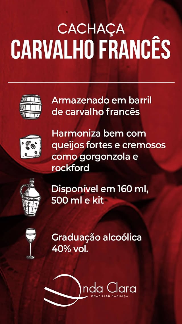 KIT PRESENTE CACHAÇA ONDA CLARA 4x50 ML