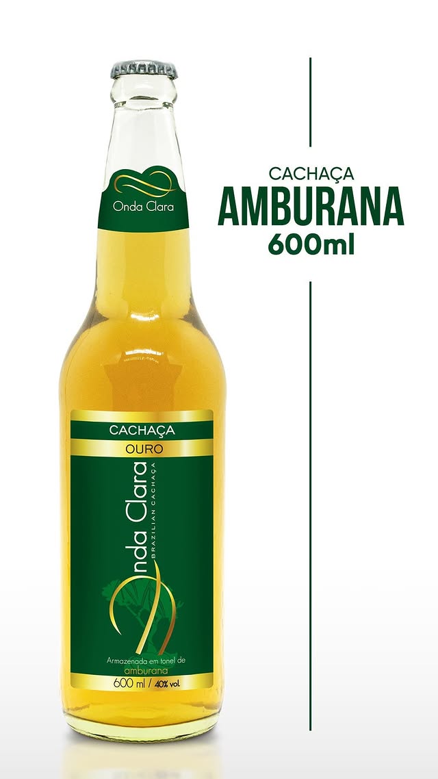 CACHAÇA AMBURANA ONDA CLARA 600 ML