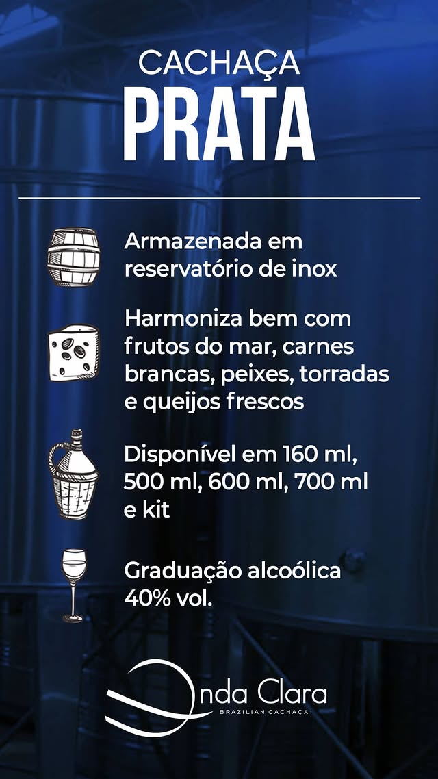 KIT PRESENTE CACHAÇA ONDA CLARA 4x50 ML