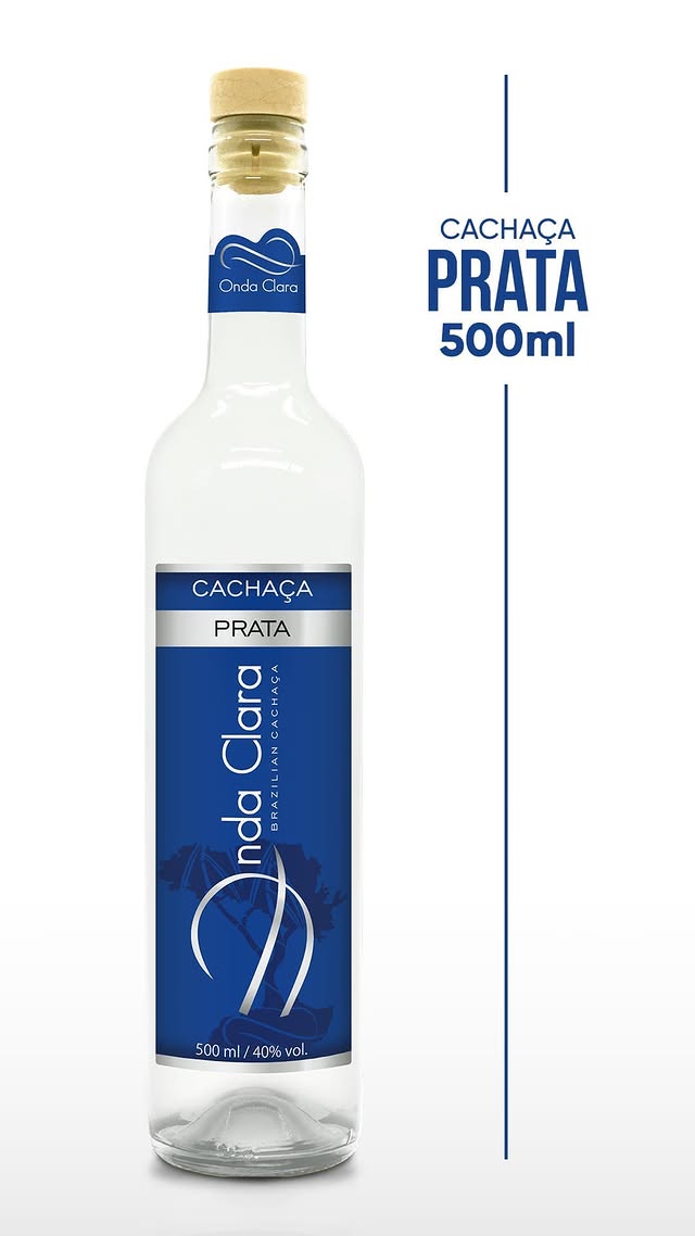 CACHAÇA PRATA ONDA CLARA 500 ML