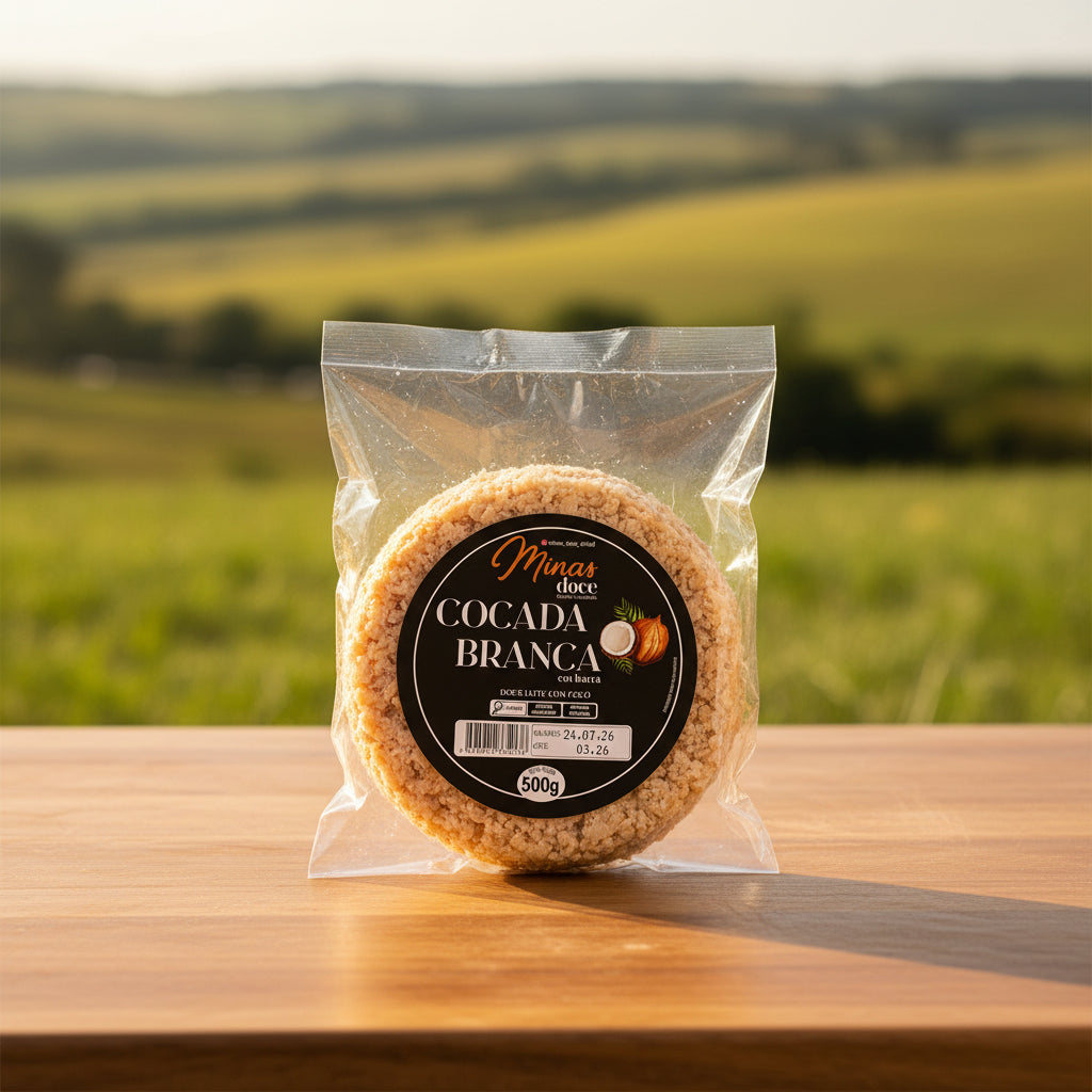 COCADA BRANCA EM BARRA 500G