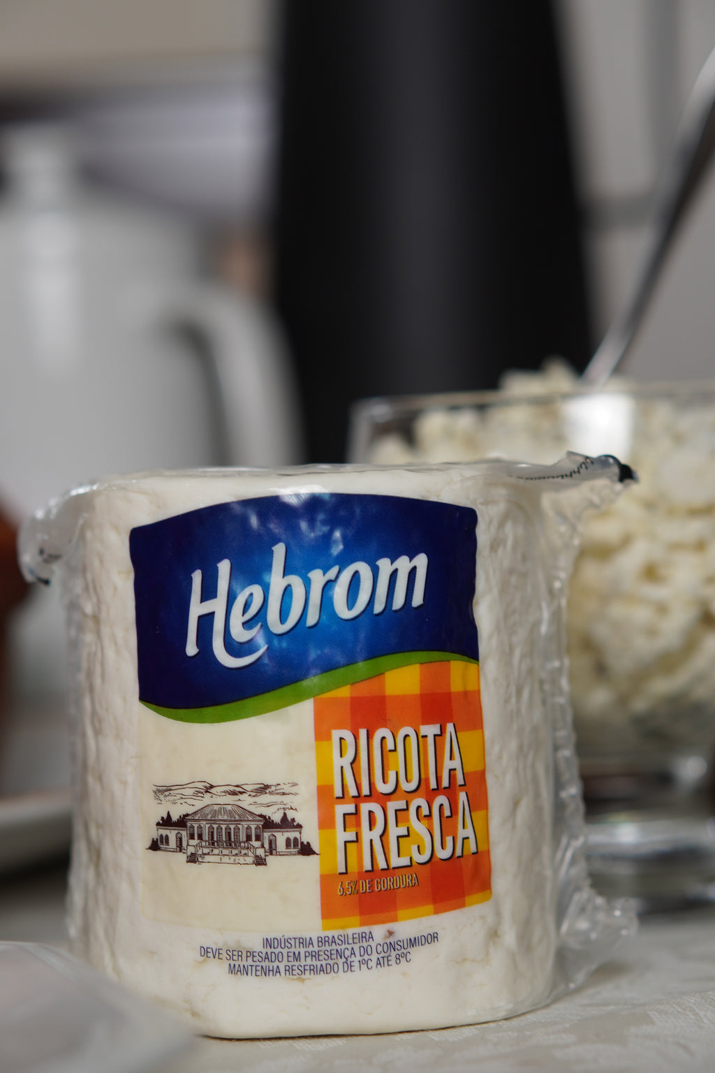 QUEIJO RICOTA FRESCA HEBROM (aprox. 500g)