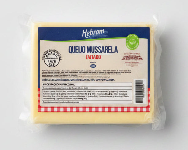 QUEIJO MUSSARELA HEBROM FATIADA 400G